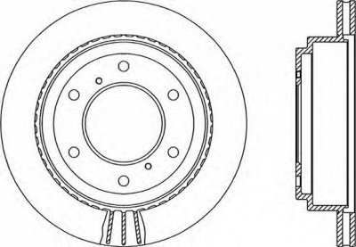OPEN PARTS bdr213420 -  Тормозной диск